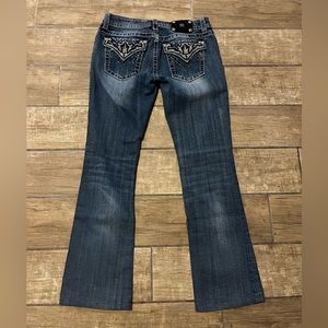 Miss Me size 30 embroidered jeans